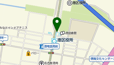 港区役所駅 タクシー乗り場の地図画像