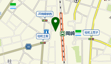 岡崎駅西口 タクシー乗り場の地図画像