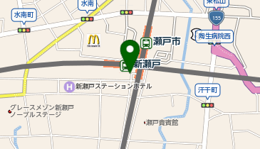 新瀬戸駅南 タクシー乗り場の地図画像