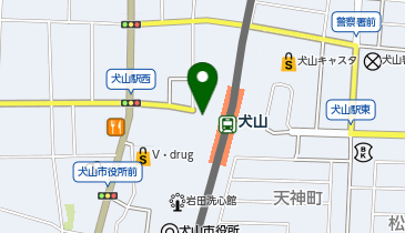 犬山駅西口 タクシー乗り場の地図画像