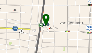 西春駅東口 タクシー乗り場の地図画像