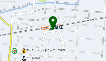 蟹江駅南口 タクシー乗り場の地図画像