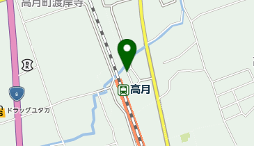 高月駅東口 タクシー乗り場の地図画像