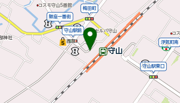 守山駅西口 タクシー乗り場の地図画像