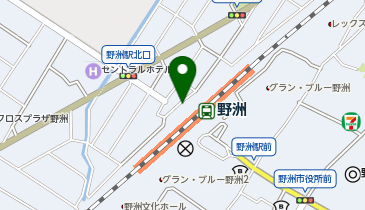 野洲駅北口 タクシー乗り場の地図画像