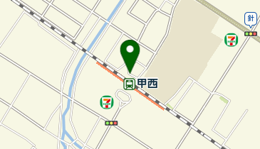 甲西駅北口 タクシー乗り場の地図画像