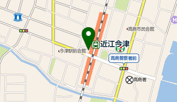 近江今津駅 タクシー乗り場の地図画像