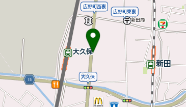 MKタクシー 大久保のりばの地図画像