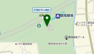 鶴見緑地駅 タクシー乗り場の地図画像