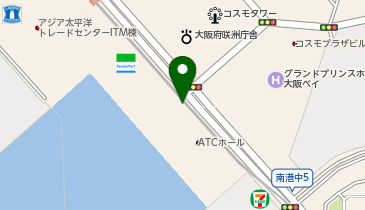 ATC前  タクシー乗り場の地図画像