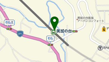 美加の台駅 タクシー乗り場の地図画像