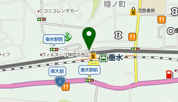 山陽垂水駅 タクシー乗り場の地図画像