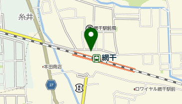 網干駅北口 タクシー乗り場の地図画像