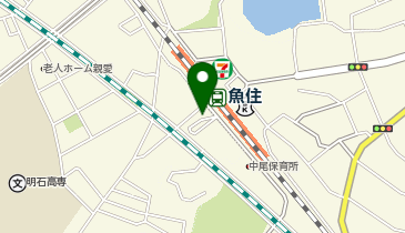 魚住駅南口 タクシー乗り場の地図画像