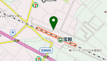 宝殿駅北口 タクシー乗り場の地図画像