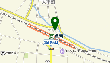 倉吉駅北口 タクシー乗り場の地図画像