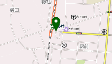 総社駅東口 タクシー乗り場の地図画像