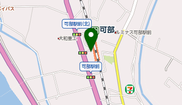 可部駅西口 タクシー乗り場の地図画像