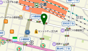 京町三丁目 タクシー乗り場の地図画像