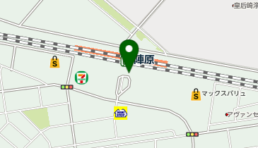 陣原駅南口 タクシー乗り場の地図画像