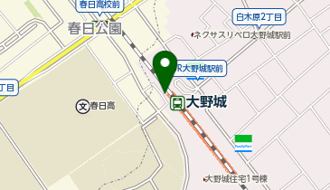 大野城駅西口タクシー乗り場の地図画像
