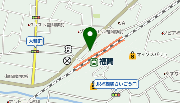 福間駅西口 タクシー乗り場の地図画像