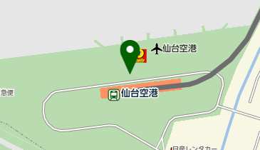 仙台空港 タクシー乗り場の地図画像