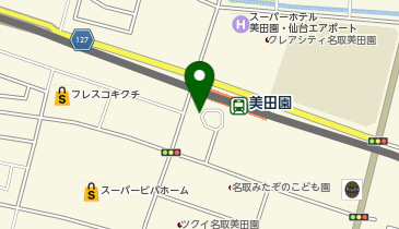 美田園駅 タクシー乗り場の地図画像