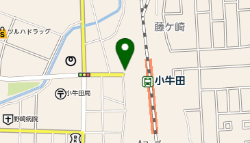 小牛田駅 タクシー乗り場の地図画像