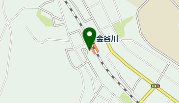 金谷川駅 タクシー乗り場の地図画像