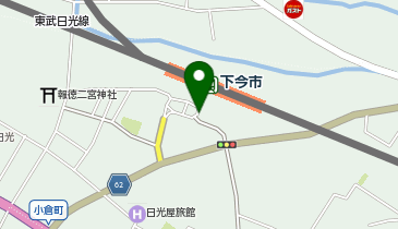 下今市駅 タクシー乗り場の地図画像