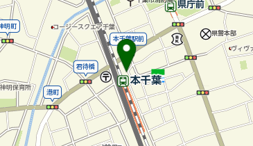 本千葉駅 タクシー乗り場の地図画像