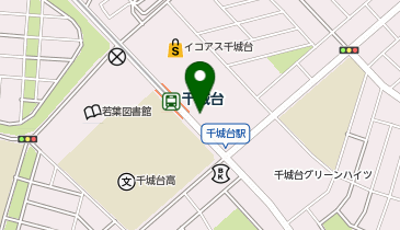 千城台駅 タクシー乗り場の地図画像