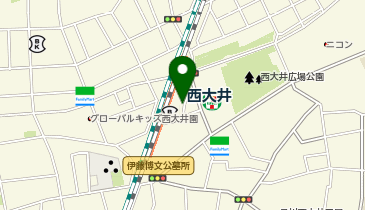 西大井駅 タクシー乗り場の地図画像