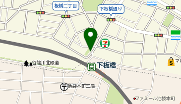 下板橋駅 タクシー乗り場の地図画像