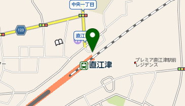 直江津駅 タクシー乗り場の地図画像