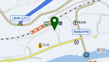 上野原駅 タクシー乗り場の地図画像