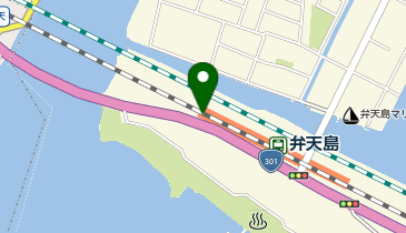 弁天島駅 タクシー乗り場の地図画像