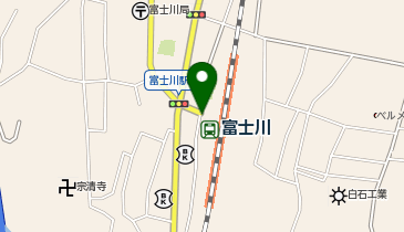 富士川駅 タクシー乗り場の地図画像