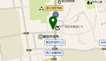 遠鉄タクシー 中央町のりばの地図画像