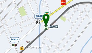 遠州森駅 タクシー乗り場の地図画像