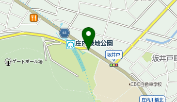 庄内緑地 タクシー乗り場の地図画像