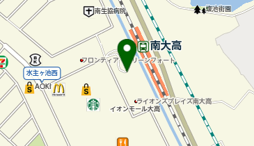 南大高駅 タクシー乗り場の地図画像