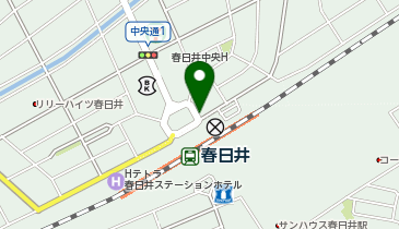 春日井駅 タクシー乗り場の地図画像