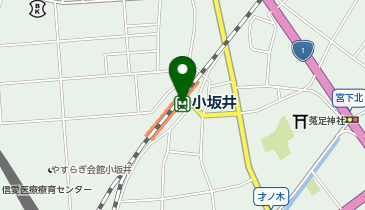 小坂井駅 タクシー乗り場の地図画像