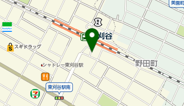 東刈谷駅 タクシー乗り場の地図画像