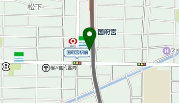 国府宮駅 タクシー乗り場の地図画像