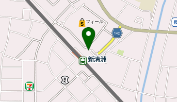 新清州駅 タクシー乗り場の地図画像