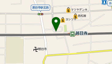 甚目寺駅 タクシー乗り場の地図画像