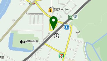 京阪淀駅 タクシー乗り場の地図画像